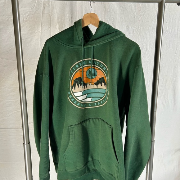 HippyTree XL Forest Green Hoodie - Picture 1 of 4